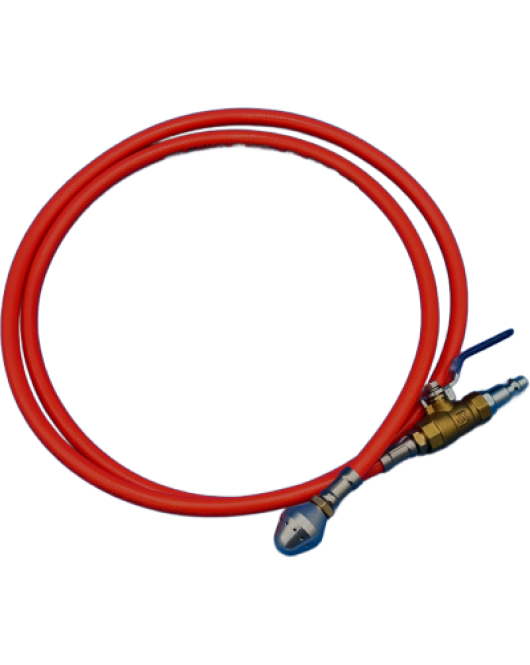 Hose With Forward Air Ball And Ball Valve