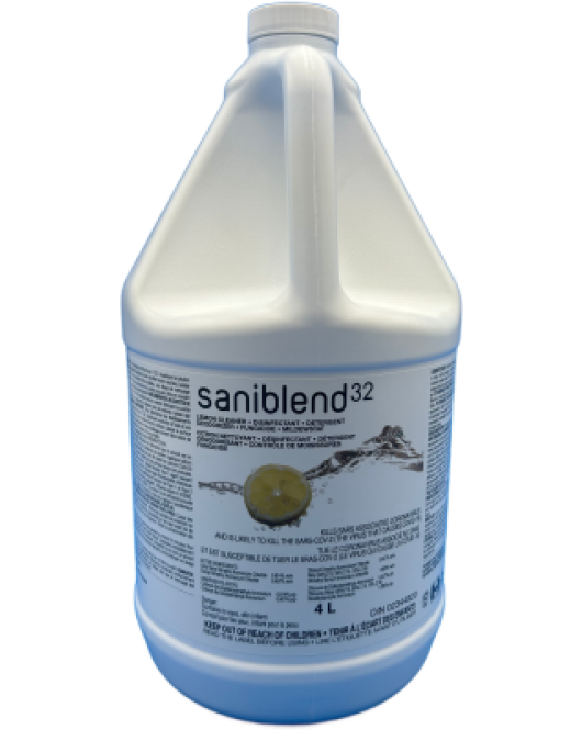 Saniblend 32 Disinfectant Case Of 4 X 4 Litre Bottle